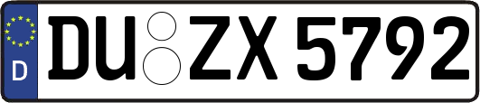 DU-ZX5792