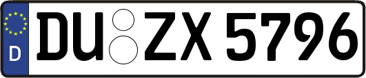 DU-ZX5796