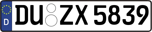 DU-ZX5839