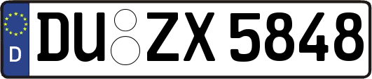 DU-ZX5848