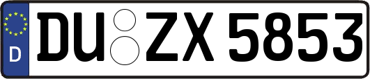 DU-ZX5853