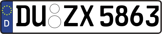 DU-ZX5863