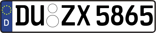 DU-ZX5865