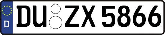 DU-ZX5866