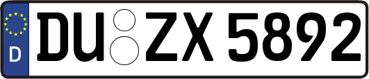 DU-ZX5892