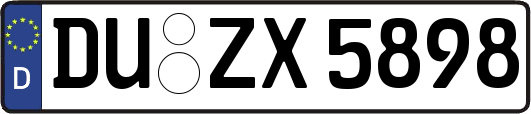 DU-ZX5898