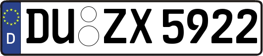 DU-ZX5922