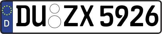 DU-ZX5926