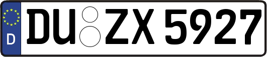 DU-ZX5927