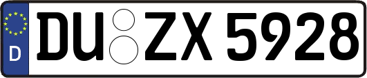 DU-ZX5928