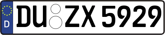 DU-ZX5929