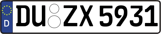 DU-ZX5931