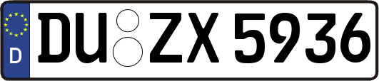 DU-ZX5936