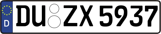 DU-ZX5937