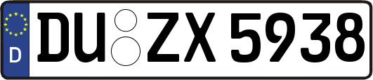 DU-ZX5938