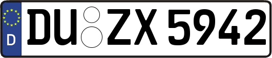 DU-ZX5942