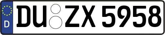 DU-ZX5958
