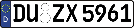 DU-ZX5961