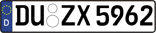 DU-ZX5962