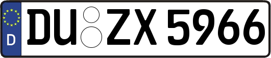 DU-ZX5966