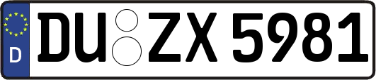 DU-ZX5981
