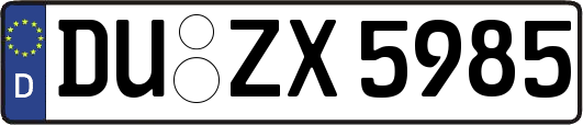 DU-ZX5985