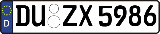 DU-ZX5986