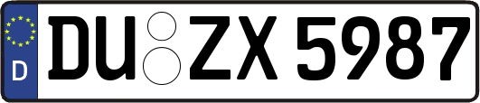 DU-ZX5987