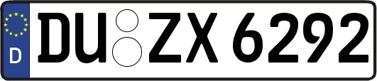 DU-ZX6292