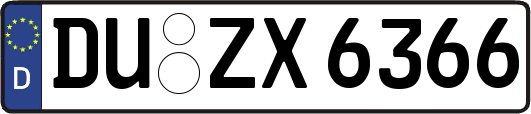 DU-ZX6366