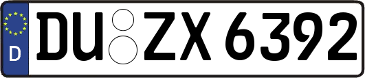 DU-ZX6392