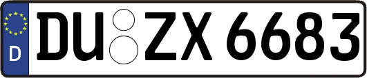 DU-ZX6683