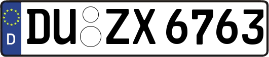 DU-ZX6763