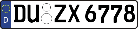 DU-ZX6778