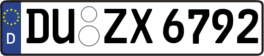 DU-ZX6792