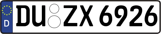 DU-ZX6926
