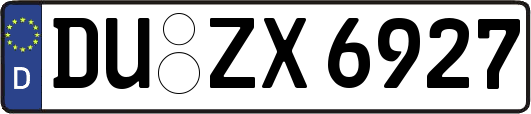 DU-ZX6927