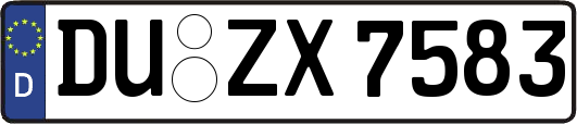 DU-ZX7583