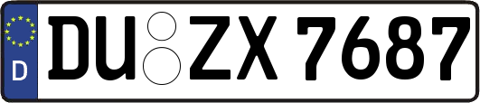 DU-ZX7687