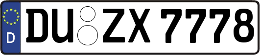DU-ZX7778