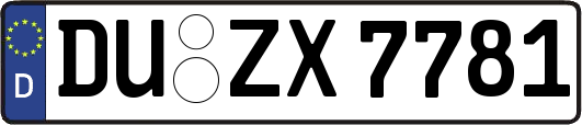 DU-ZX7781