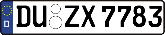 DU-ZX7783