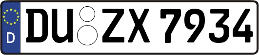 DU-ZX7934