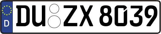 DU-ZX8039