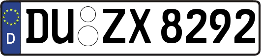 DU-ZX8292