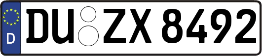 DU-ZX8492