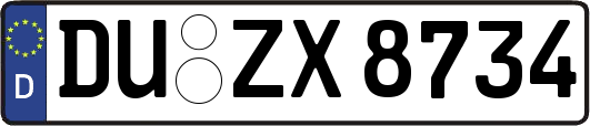 DU-ZX8734