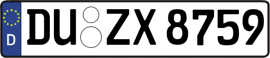 DU-ZX8759
