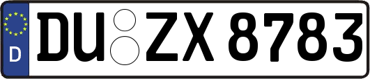 DU-ZX8783
