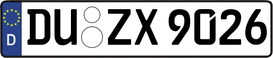 DU-ZX9026